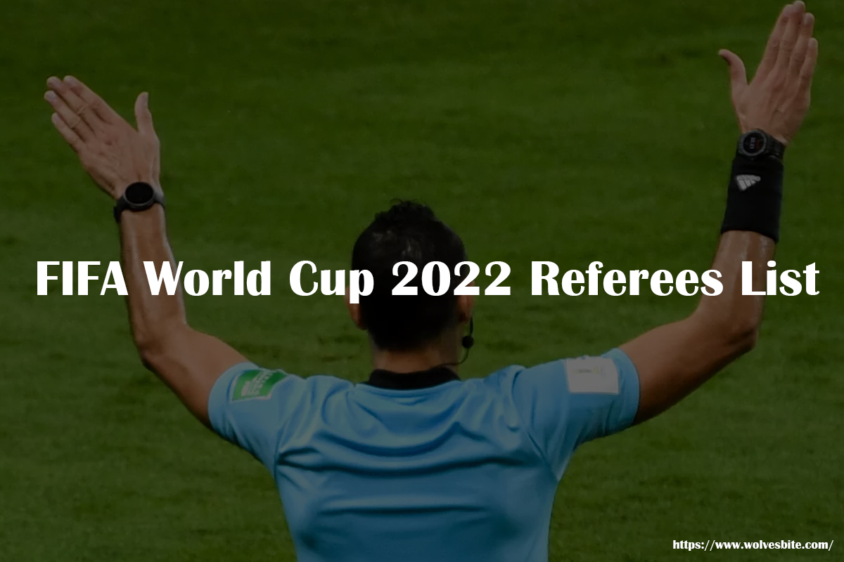 2022 FIFA World Cup Referee Names