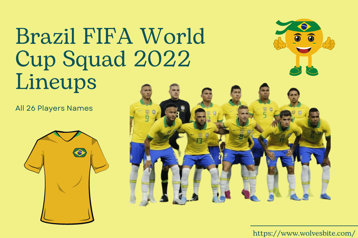 Brazil squad roster for 2022 FIFA World Cup All 26 players names